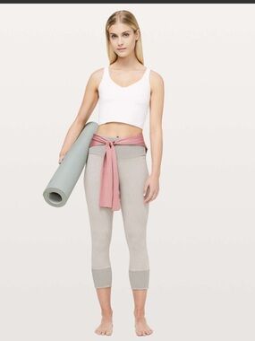 lululemon athletica Wunder Under Ribbed 23” - Washed French Clay